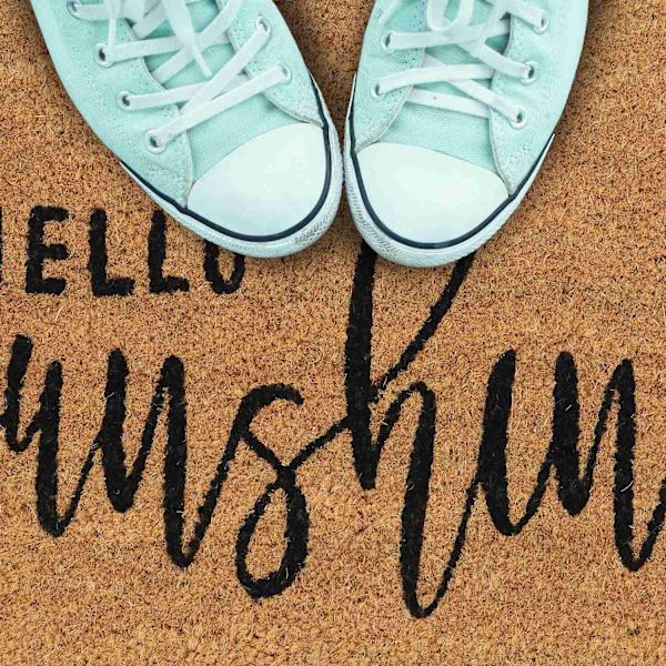 Hello Sunshine-ovimatto kookosta