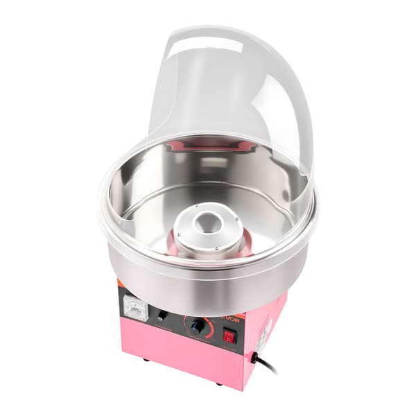 Elektrisk sockervaddsmaskin, 1000W, Lock, Stålskål