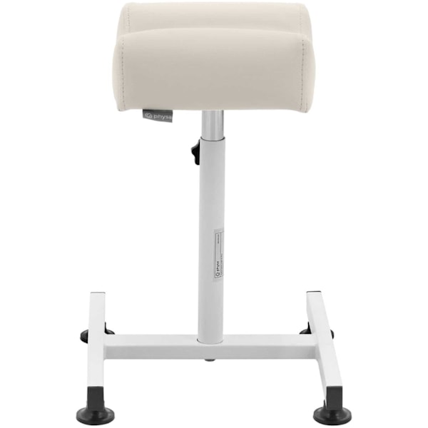 Kosmetisk pedicure fodstøtte 24x22cm, højde 47-67cm - creme