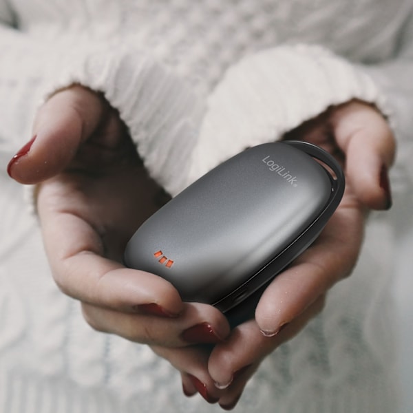 PowerBank med håndvarmer 4000mAh Sort