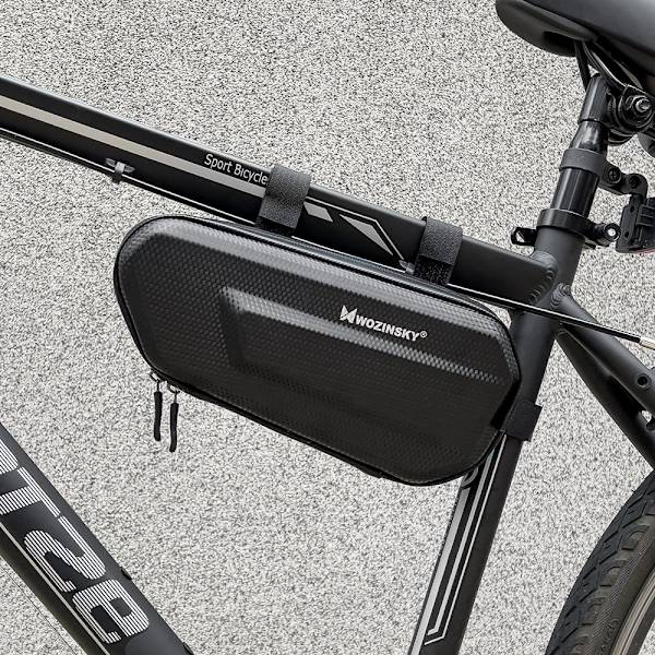 Cykeltaske til cykelstel 1,5 l, sort