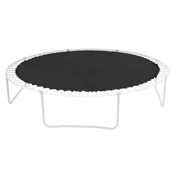4,3 meter rund trampolinmatta, 72 V-ringar, 16,5–17,8 cm