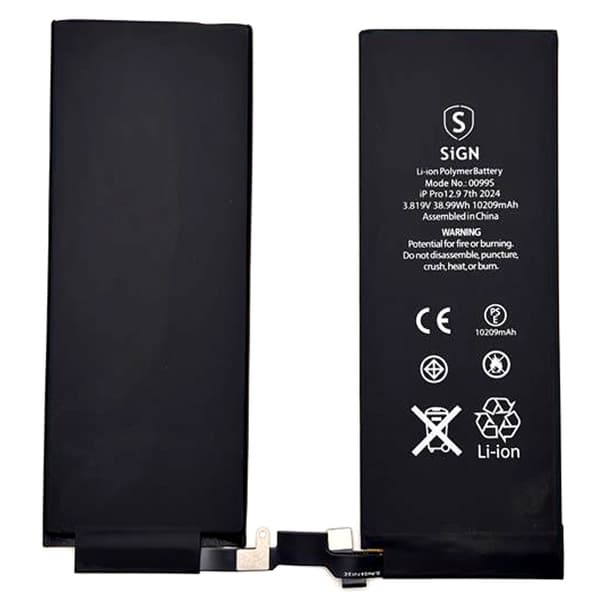 iPad Pro 12.9 7. generation 2024 batteri