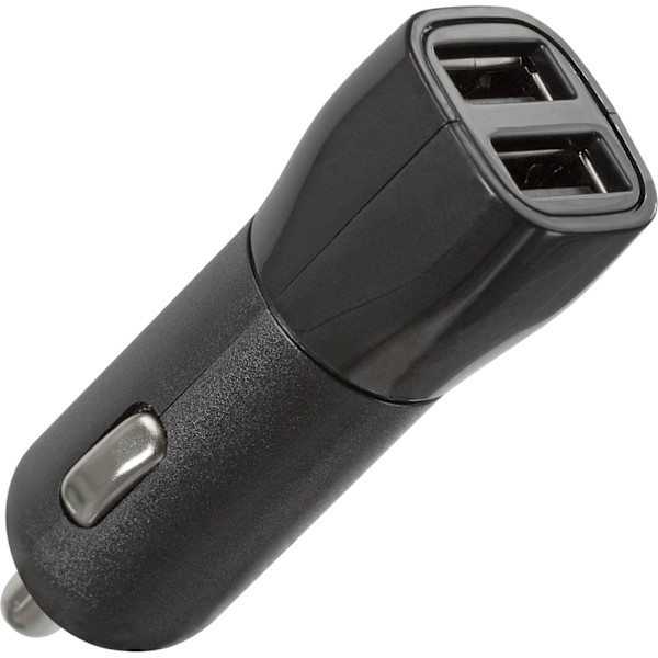 Wave billaddare, med två USB-kontakter, 3,1 A