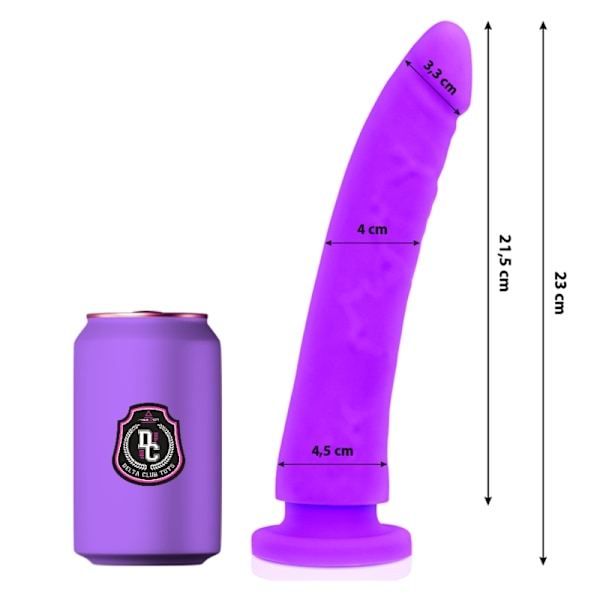Delta Club - Lelut Lila Dildo Medical Silikoni 23 cm -O- 4,5 cm