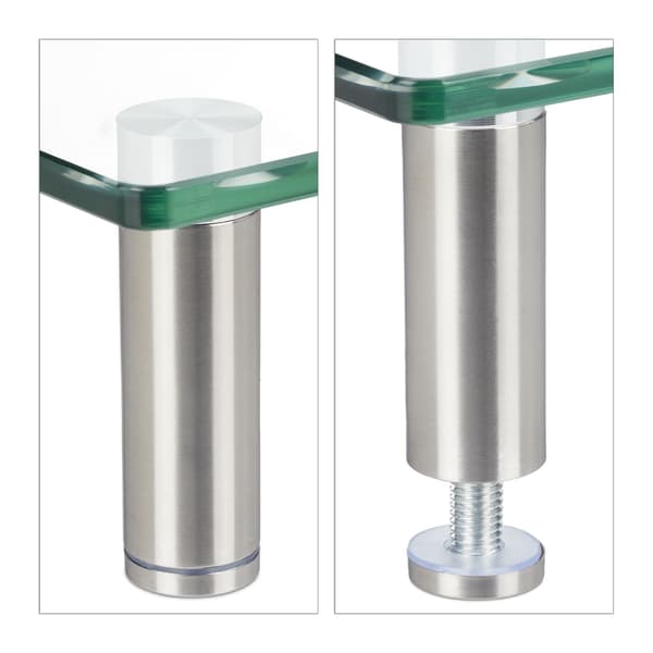 Skärmstativ i glas
