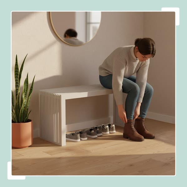 Bambusbænk – Minimalistisk design til små rum