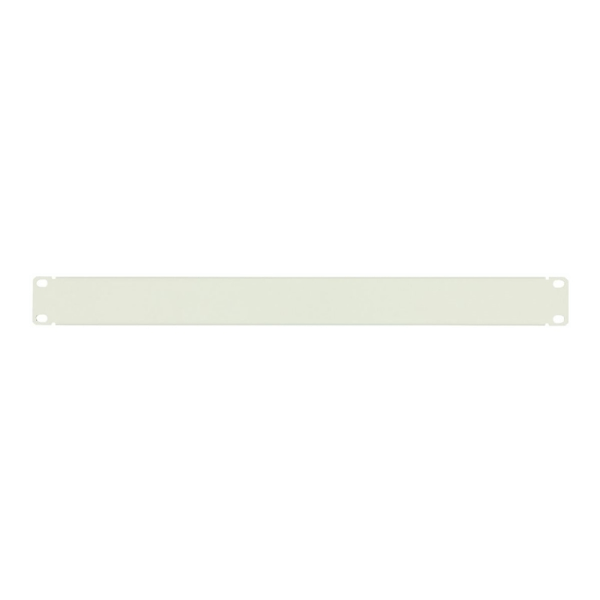 Lanview RAB100WH, valkoinen, teräs, 1U, 19", soikea, 482 mm