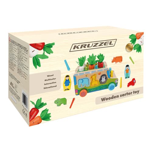 Sorter - træbil Kruzzel 26250