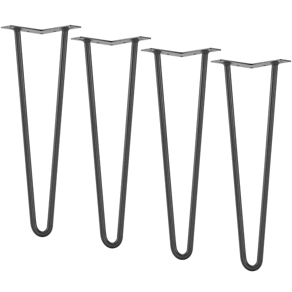 Hårnålsben, 40 cm, 4-pack, stål, 225 kg