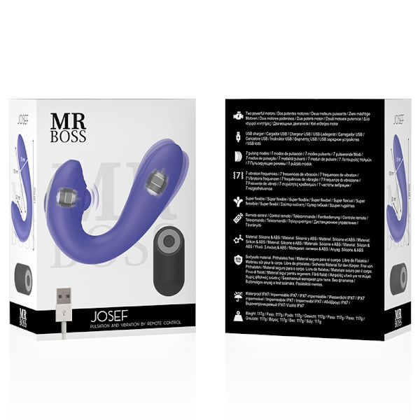 Mr Boss - Josef Pulsation & Vibration Fjärrkontroll För Par