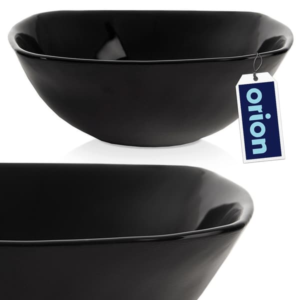 Musta lasikulho LUNA 15 cm, 450 ml