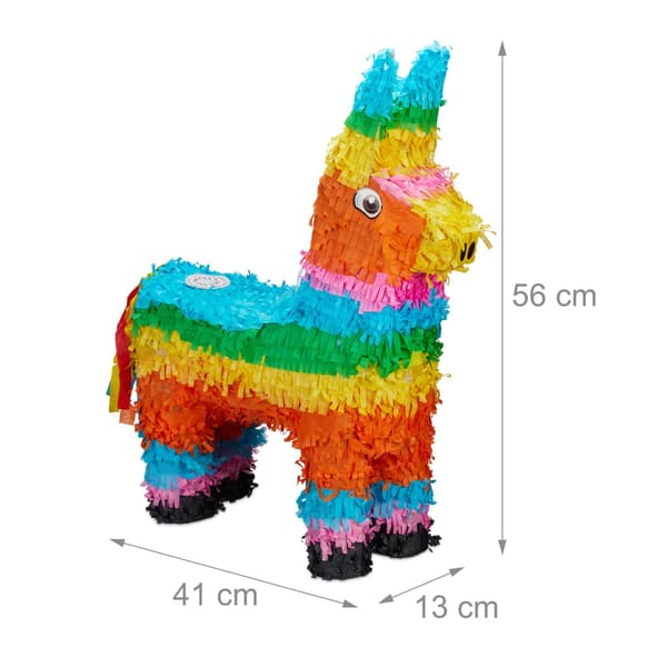 Æsel Piñata-sæt med flagermus og maske til fester