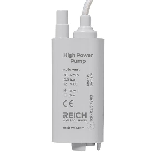 Dränkbar vattenpump 12V, 18L/min, ventilationsfunktion