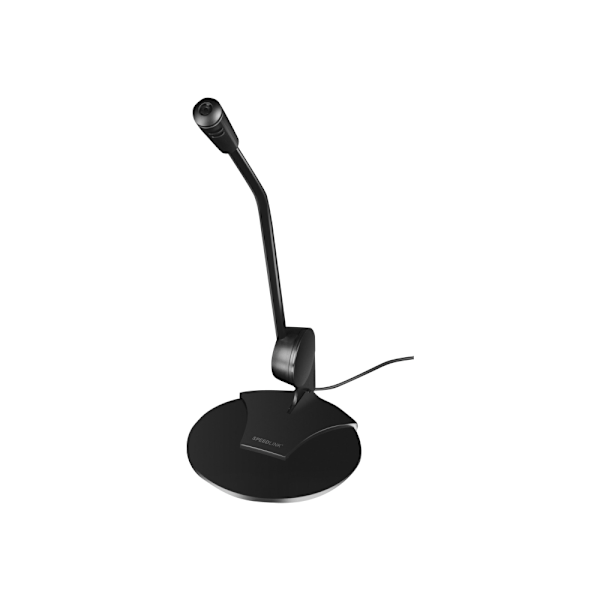 SPEEDLINK SL-8702-BK PURE Desktop Voice Microphone - Mikrofon - sort