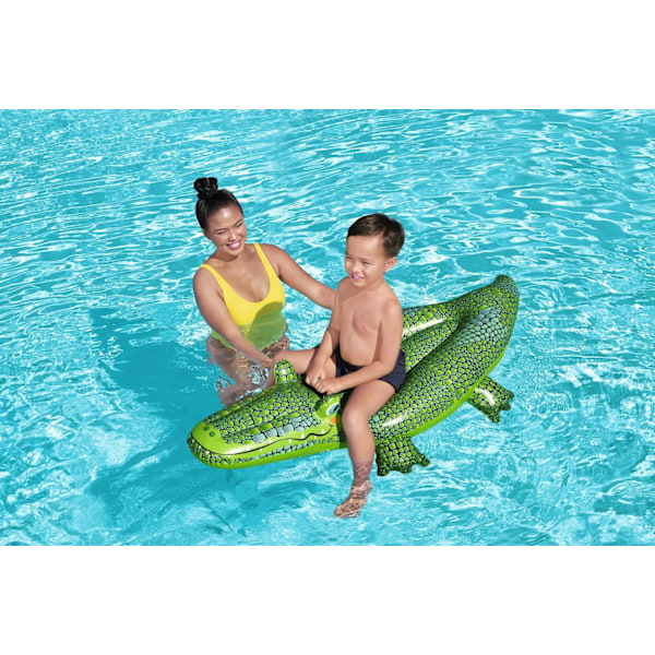 Buddy Croc-Rid På Pool Float