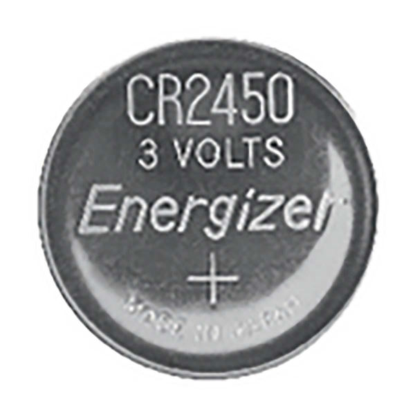 Lithium knapcellebatteri CR2450 | 3 V DC | 620 mAh | 2-Blister | Sølv
