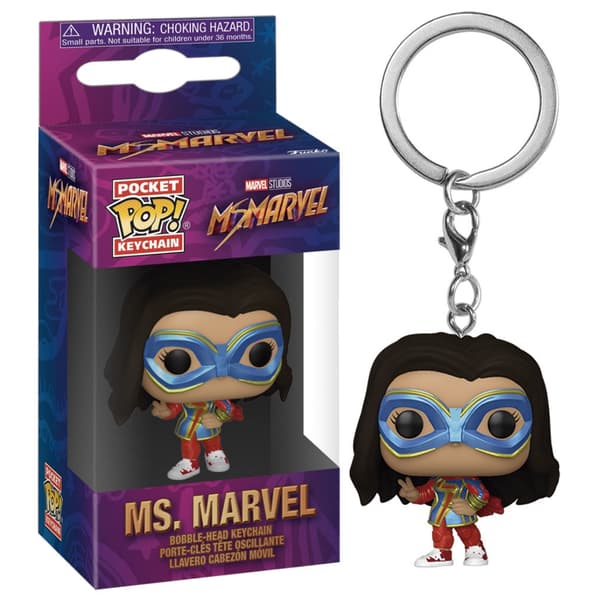 Ms. Marvel Pocket POP-avaimenperä, keräilyfiguuri