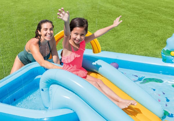 Vattenpool lekplats slide intex 57161