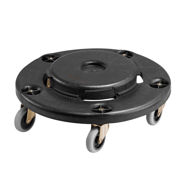 Papperskorgvagnsbas, passar 20–55 gallon, 500 lb