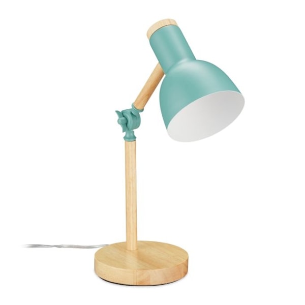 Bordlampe i træ