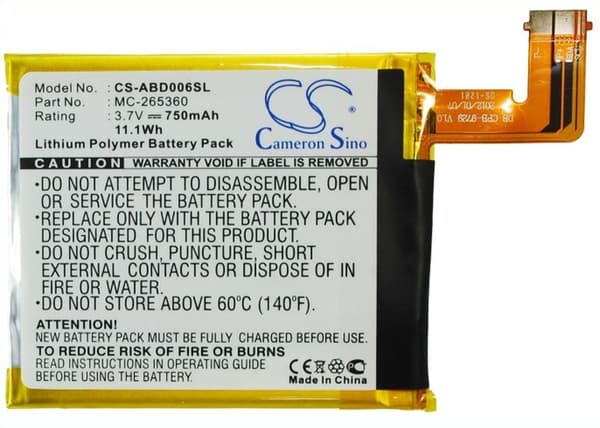 Batteri till Amazon D01100 etc