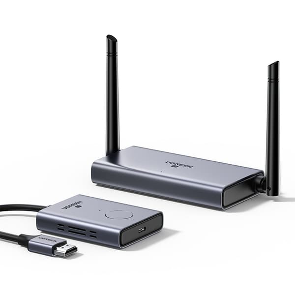 UGREEN Trådløs HDMI Extender Sender og Modtager - Grå