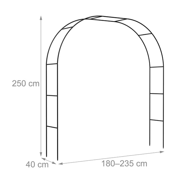Rosett i metall 2 bredder