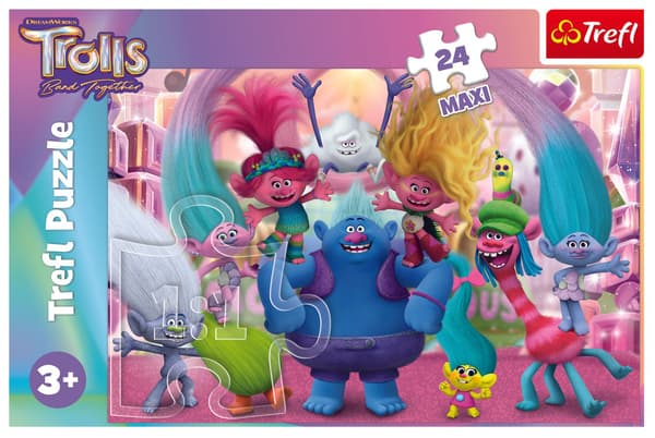 Trefl Trolls Maxi Puzzle, 24 kpl