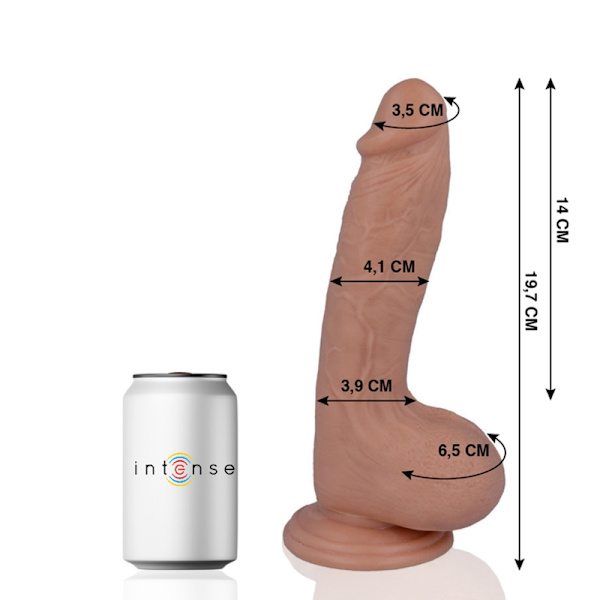 Mr Intense - 17 Realistisk Pik 19,7 Cm -O- 4,1 Cm