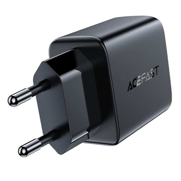 GaN netværksoplader 2x USB 18W QC 3.0 AFC FCP hvid