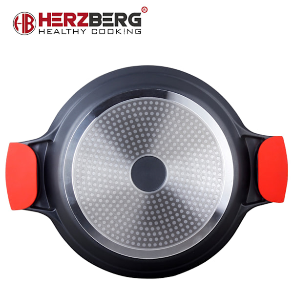 Herzberg HG-7132PP: 32 cm paellapande