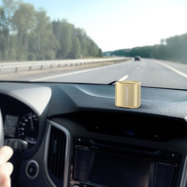 Lille Mini TWS Nimo Bluetooth 5.3 5W trådløs højttaler guld