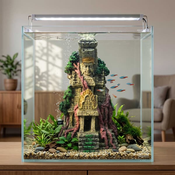 Akvariumtempelornament, Polyresin hulehule