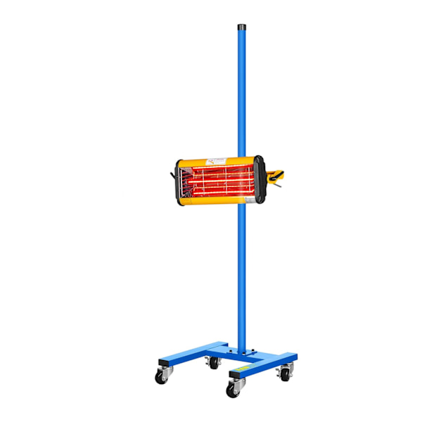 Infrapunamaalinlämmitin maalien kuivaamiseen telineessä, 1100W IR-DRYER1000