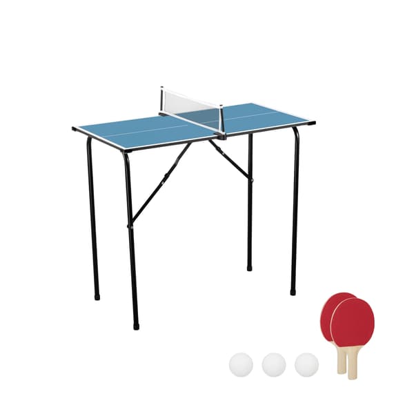 Mini-bordtennisset – Hopfällbart, bärbart, komplett