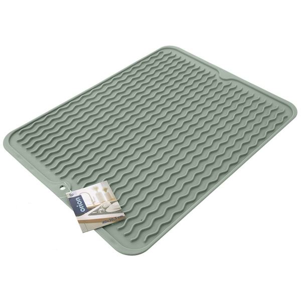 Mintunvihreä kuivausmatto profiloiduille astioille