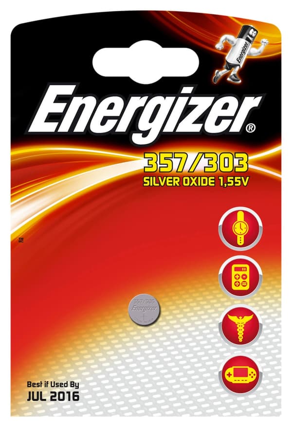 ENERGIZER Akku 357/303 1 kpl