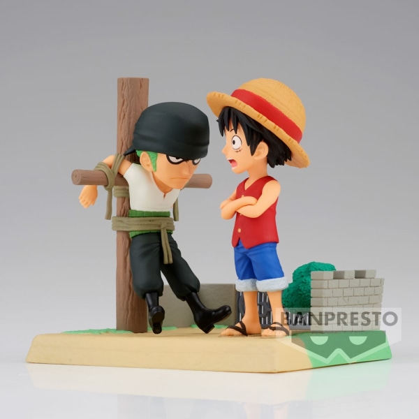 One Piece Log Stories Monkey D Luffy & Roronoa Zoro hahmo 7cm