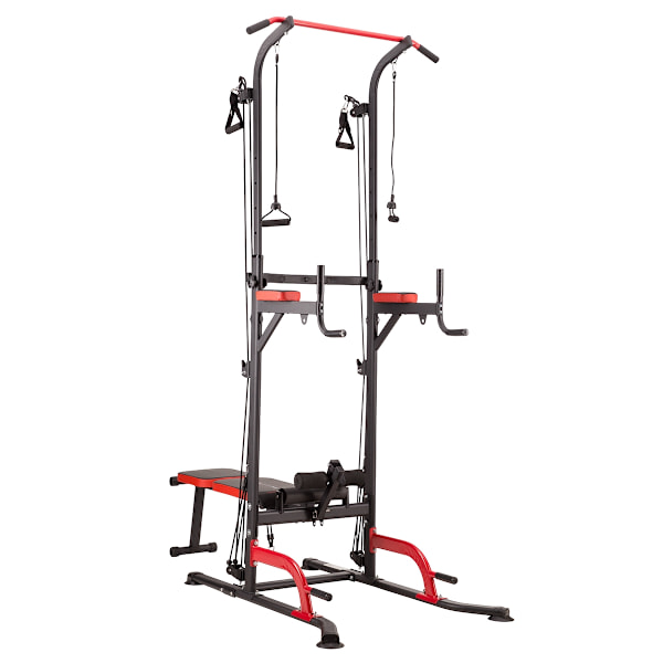 Multifunktionelt Power Tower med Pull-Up & Dip Bars
