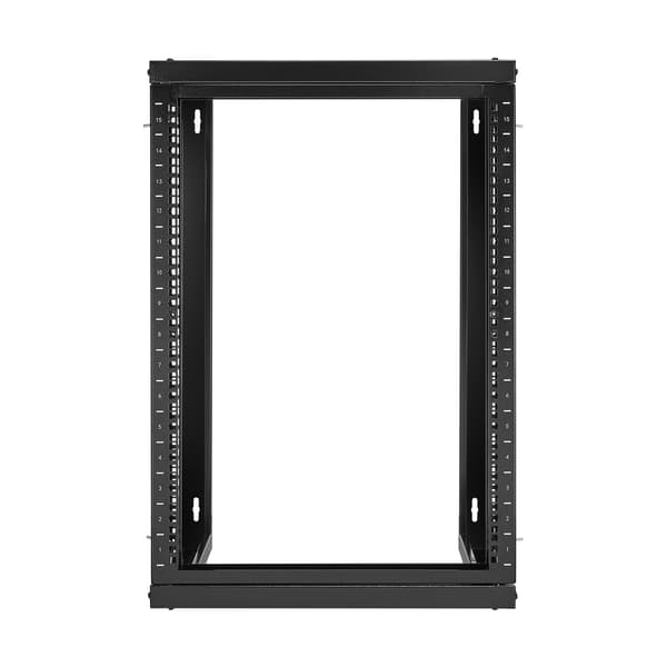 15U väggmonterat serverrack, 19 tum, kapacitet 65 kg
