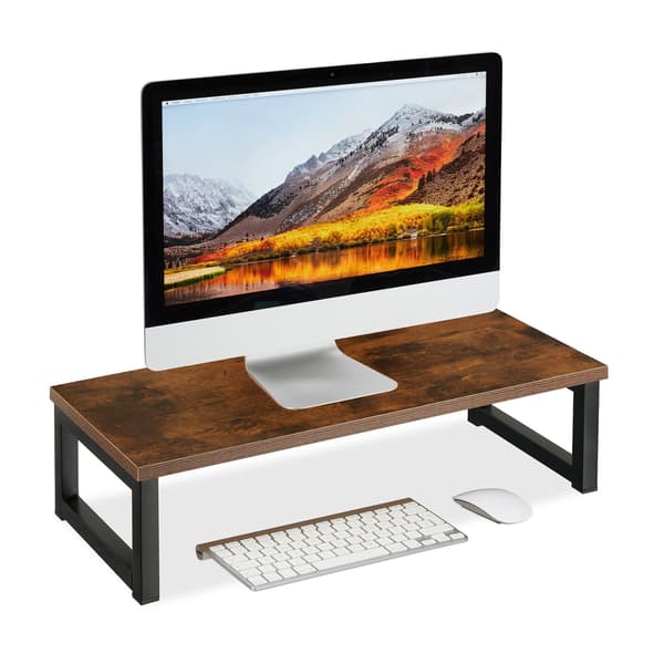 Monitorstativ – Ergonomisk, industrielt design, skrivebordsarrangør