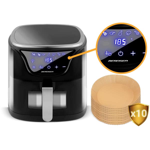 Airfryer 5L, Touchskærm, 1500W, 7 programmer