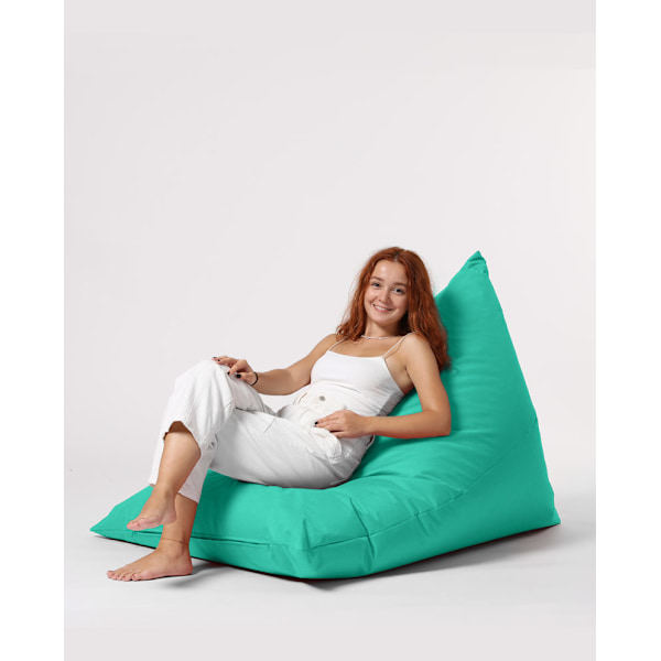 Garden Bean Bag Pyramid Big Bed Puf - Turkis