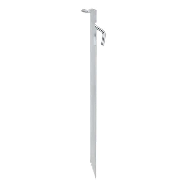 Storm Strap Peg, 38cm galvanoitua terästä koukku & silmukka