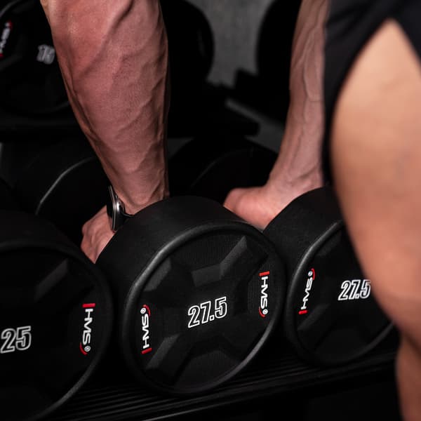 27,5 KG polyuretanhantel – hållbar träningsutrustning
