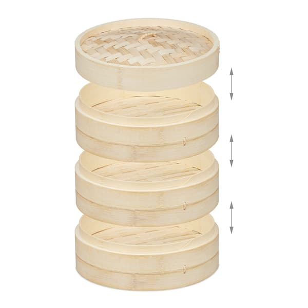 Bamboo Steamer 3 Tier