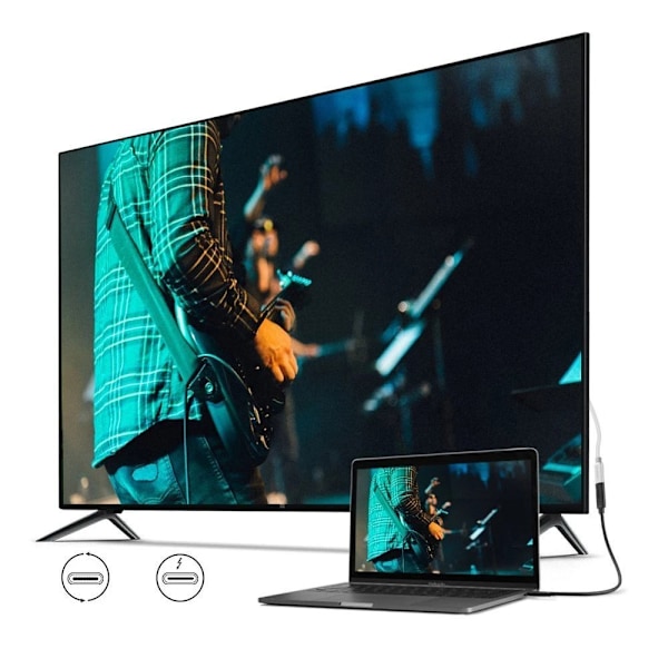 USB-C 3.1 forlængerkabel 0,5m sort