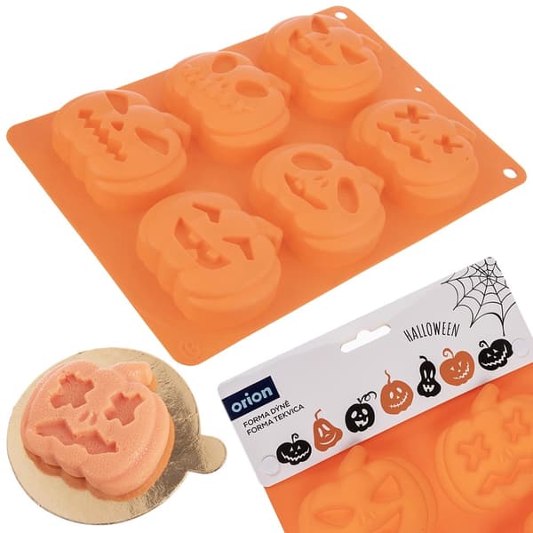 Halloween Græskar Silikone Cookie Form, 25x18x3 cm