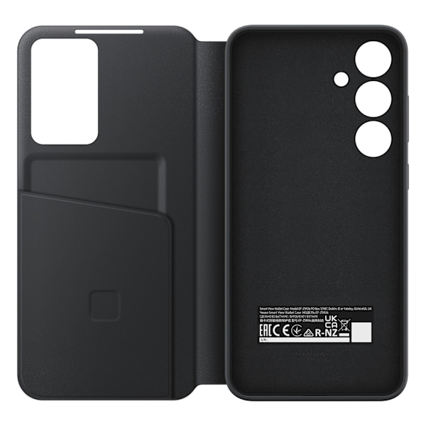 Originalt cover til Samsung Galaxy S24 kortlomme Smart View Wallet sort